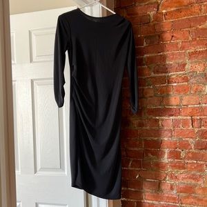 Top Shop Charcoal Asymmetrical Dress